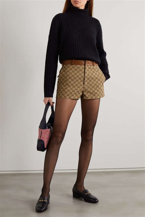 gucci jean shorts|net a porter gucci shorts.